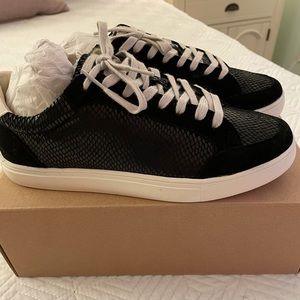 VICI Collection black snakeskin sneakers
